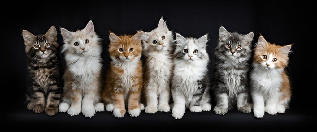 Common Maine coon Color and Pattern