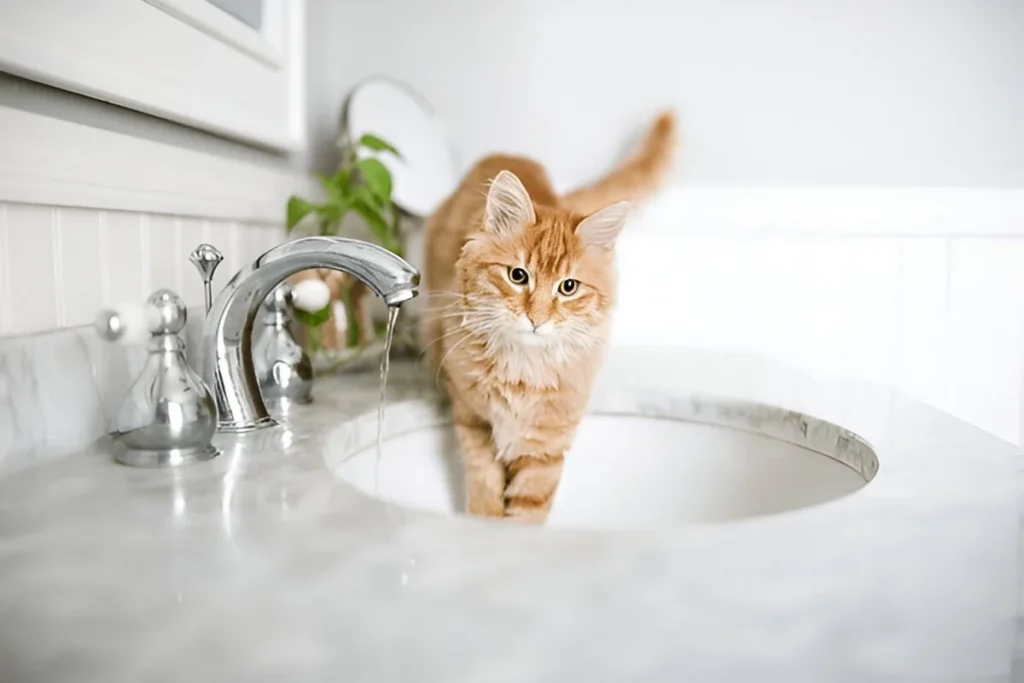 Why do maine coon like water to play